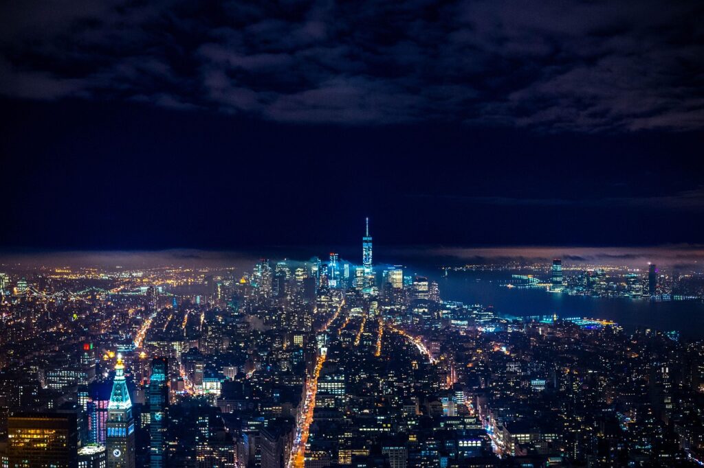 skyline, buildings, wallpaper 4k, 4k wallpaper, illuminated, city lights, mac wallpaper, cool backgrounds, urban, urban landscape, free background, cityscape, america, wallpaper hd, architecture, background, full hd wallpaper, city, downtown, evening, lights, manhattan, metropolis, hd wallpaper, windows wallpaper, beautiful wallpaper, metropolitan, laptop wallpaper, free wallpaper, desktop backgrounds, 4k wallpaper 1920x1080, modern
